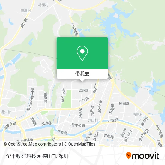 华丰数码科技园-南1门地图