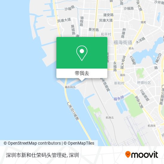 深圳市新和仕荣码头管理处地图