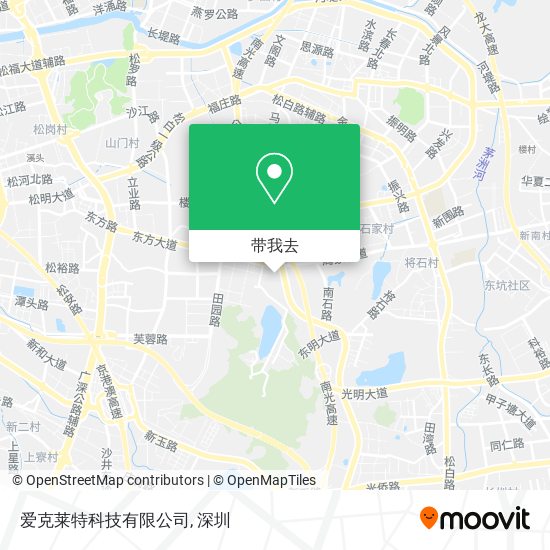 爱克莱特科技有限公司地图