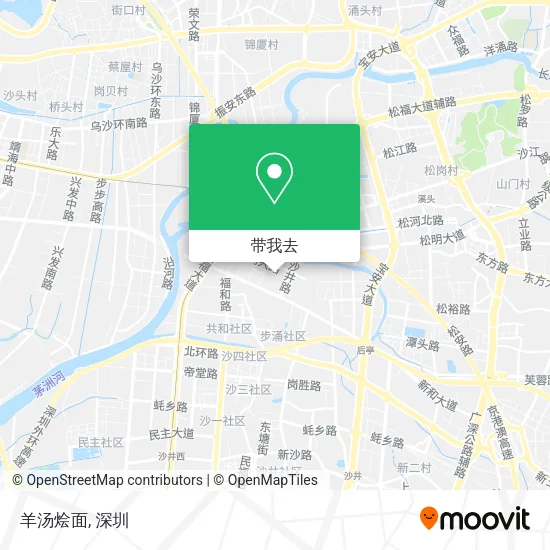 羊汤烩面地图