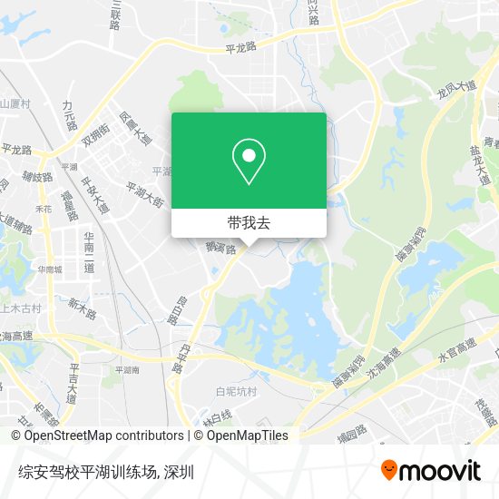 综安驾校平湖训练场地图