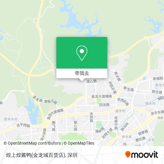 煌上煌酱鸭(金龙城百货店)地图