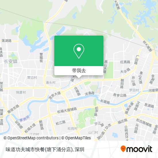 味道功夫城市快餐(塘下涌分店)地图