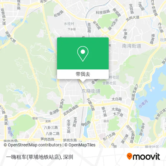 一嗨租车(草埔地铁站店)地图