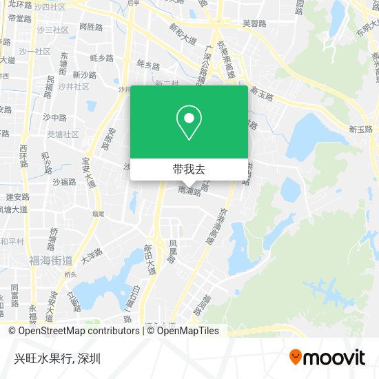 兴旺水果行地图