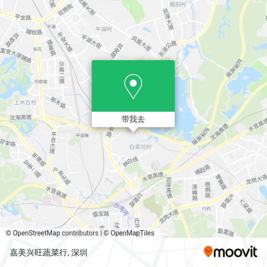 嘉美兴旺蔬菜行地图