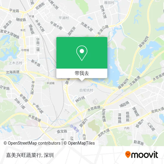 嘉美兴旺蔬菜行地图