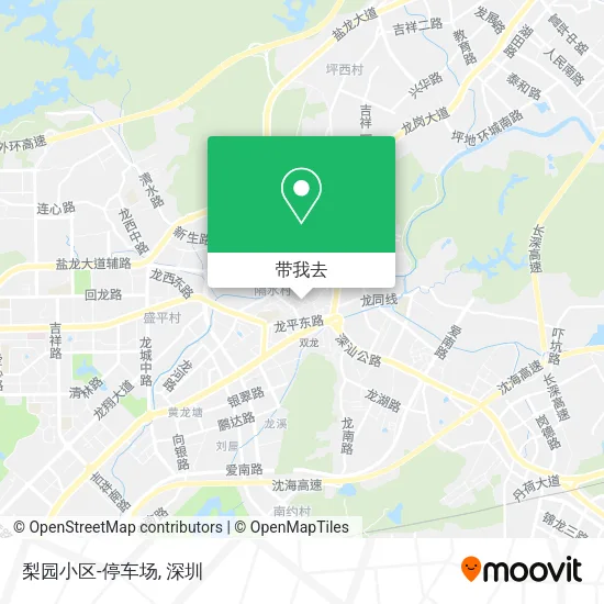 梨园小区-停车场地图