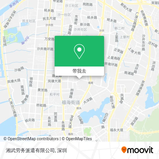 湘武劳务派遣有限公司地图