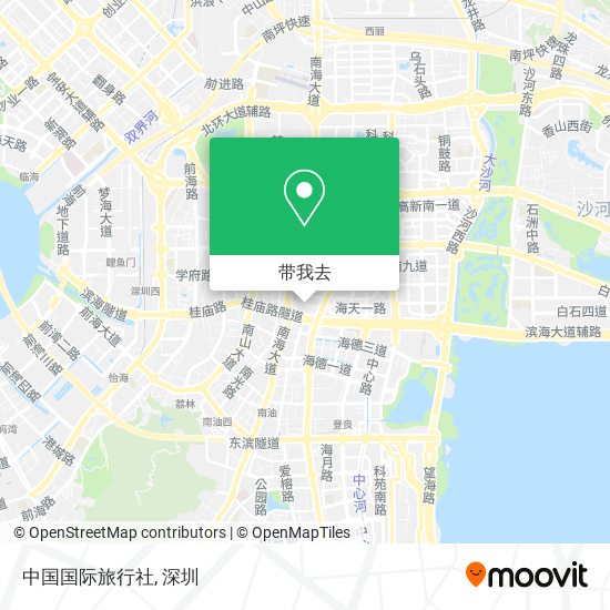 中国国际旅行社地图