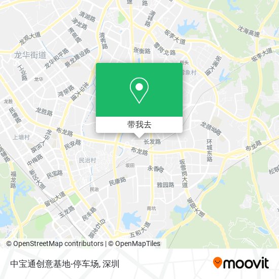 中宝通创意基地-停车场地图