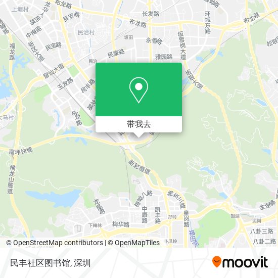民丰社区图书馆地图
