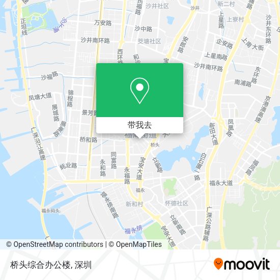 桥头综合办公楼地图