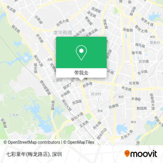 七彩童年(梅龙路店)地图