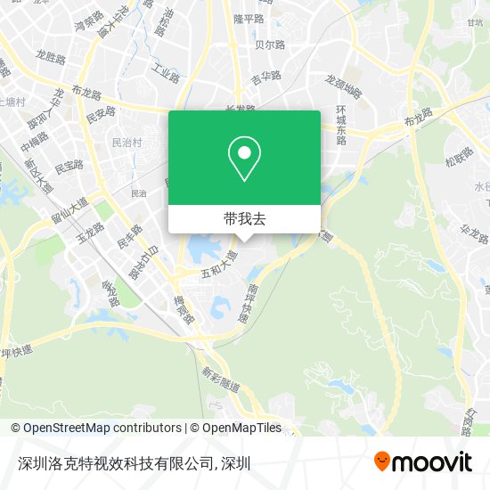 深圳洛克特视效科技有限公司地图