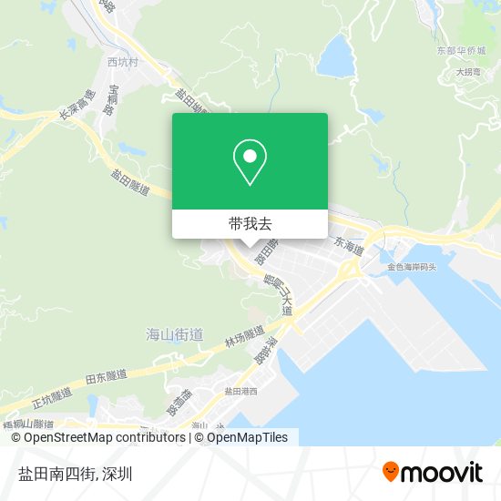 盐田南四街地图