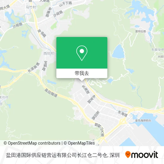 盐田港国际供应链营运有限公司长江仓二号仓地图