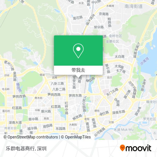 乐群电器商行地图