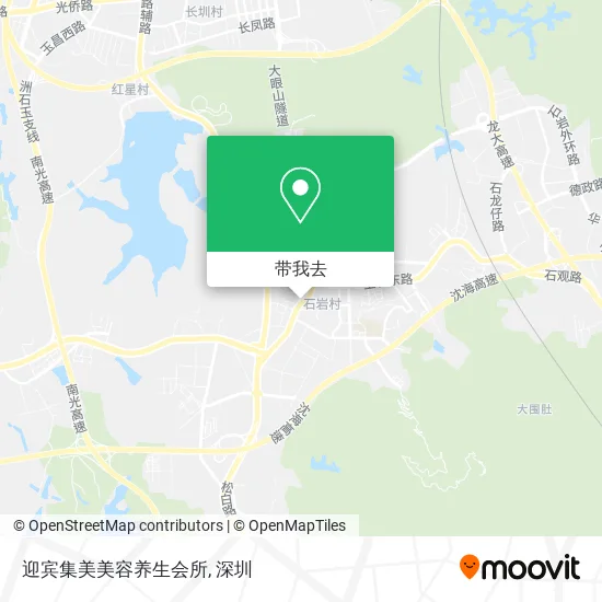 迎宾集美美容养生会所地图