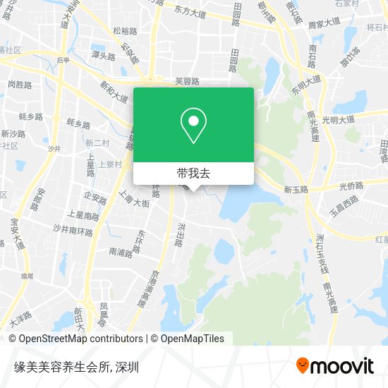 缘美美容养生会所地图