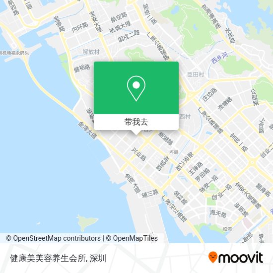 健康美美容养生会所地图