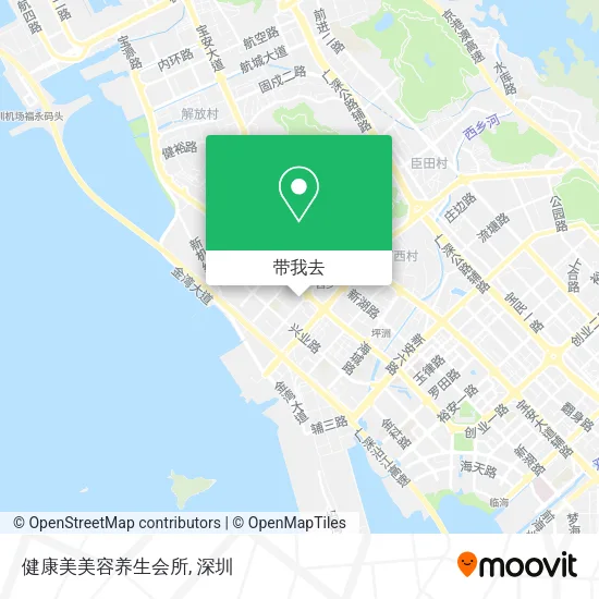 健康美美容养生会所地图