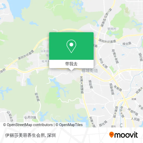 伊丽莎美容养生会所地图