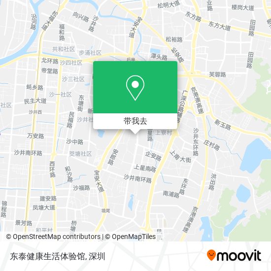 东泰健康生活体验馆地图