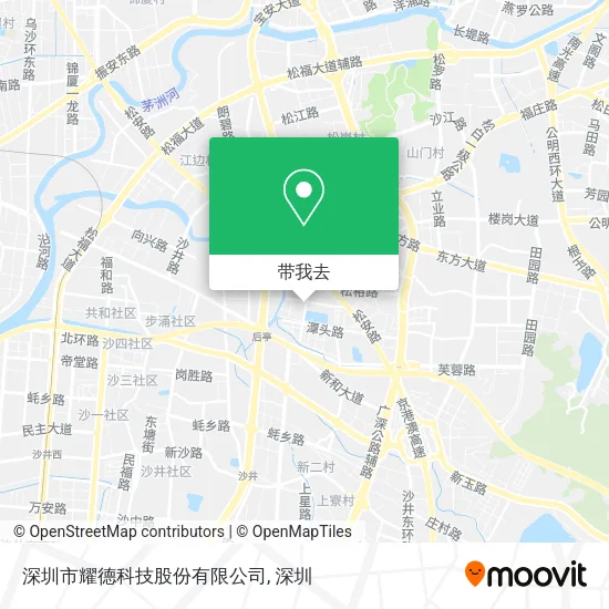 深圳市耀德科技股份有限公司地图