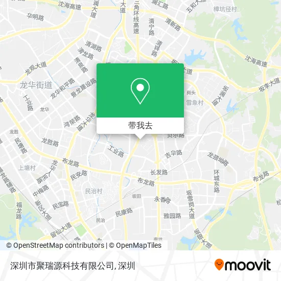 深圳市聚瑞源科技有限公司地图