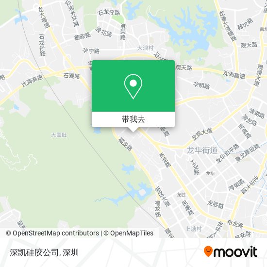 深凯硅胶公司地图