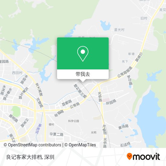 良记客家大排档地图