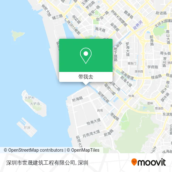 深圳市世晟建筑工程有限公司地图