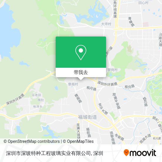深圳市深玻特种工程玻璃实业有限公司地图