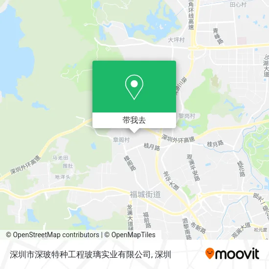 深圳市深玻特种工程玻璃实业有限公司地图