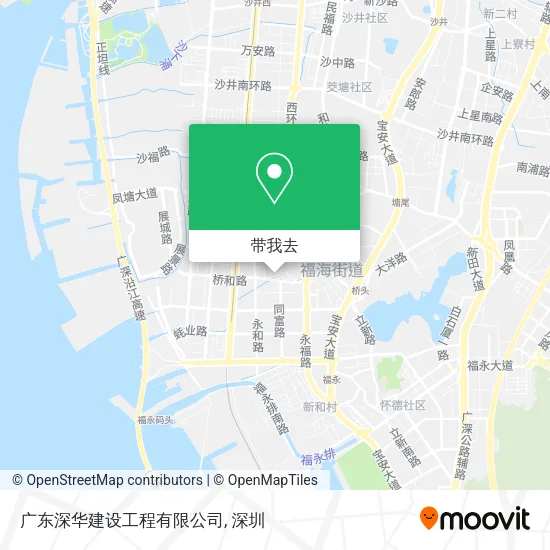 广东深华建设工程有限公司地图