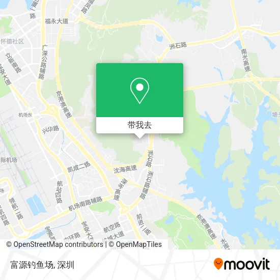 富源钓鱼场地图