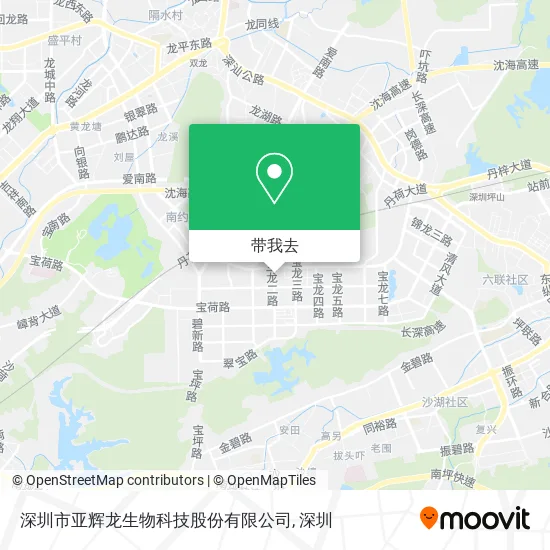 深圳市亚辉龙生物科技股份有限公司地图