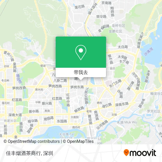 佳丰烟酒茶商行地图