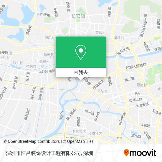 深圳市恒昌装饰设计工程有限公司地图
