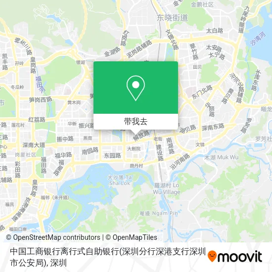 中国工商银行离行式自助银行(深圳分行深港支行深圳市公安局)地图