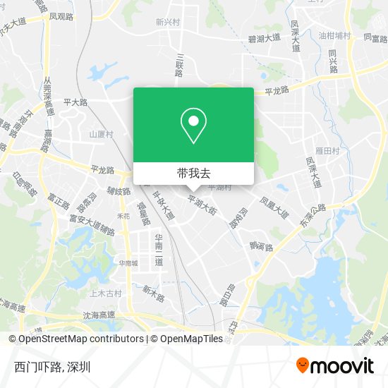 西门吓路地图