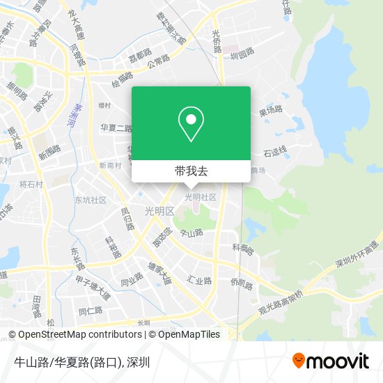 牛山路/华夏路(路口)地图