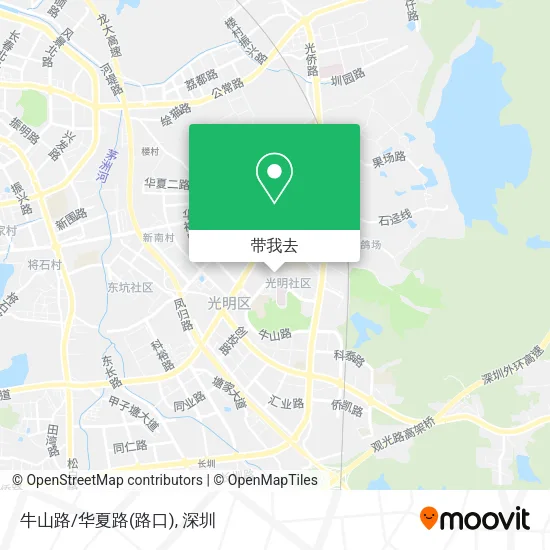 牛山路/华夏路(路口)地图