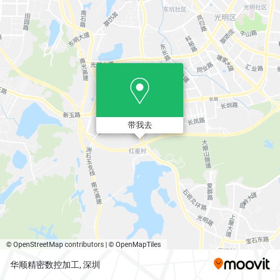 华顺精密数控加工地图