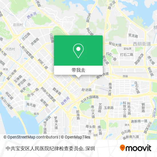中共宝安区人民医院纪律检查委员会地图