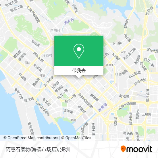 阿慧石磨坊(海滨市场店)地图
