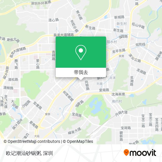 欧记潮汕砂锅粥地图