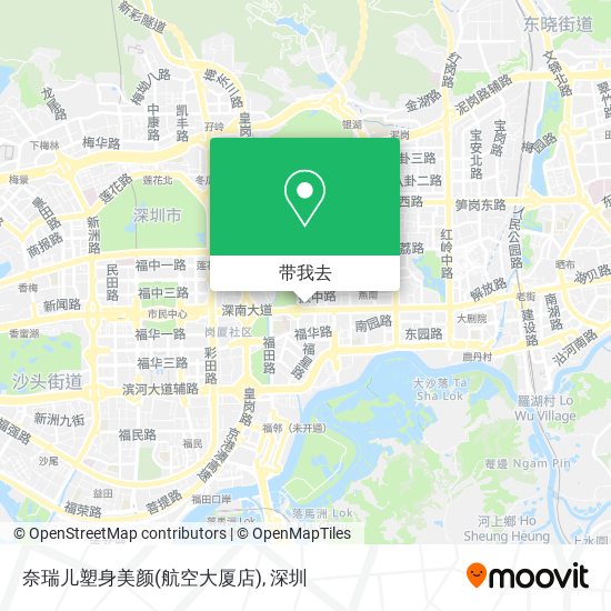 奈瑞儿塑身美颜(航空大厦店)地图