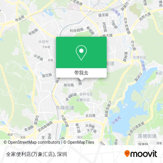 全家便利店(万象汇店)地图
